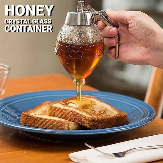 Honey Dispenser with Stand Honey Container